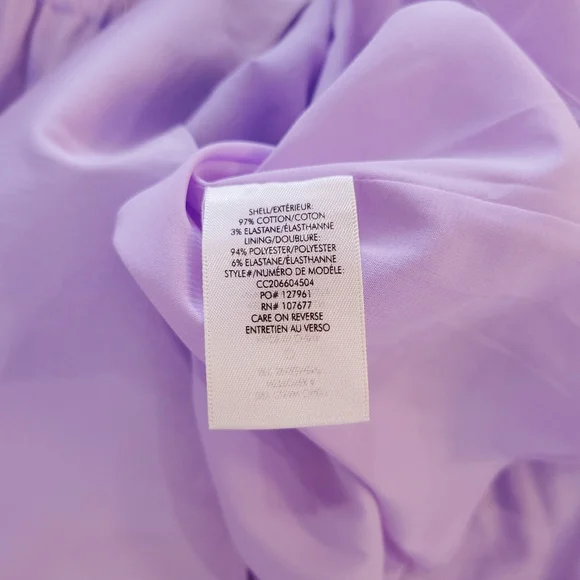 Alice & Olivia Hartley Bow Tie Open Back Tiered Lavender Halter Midi Dress - Picture 6 of 8